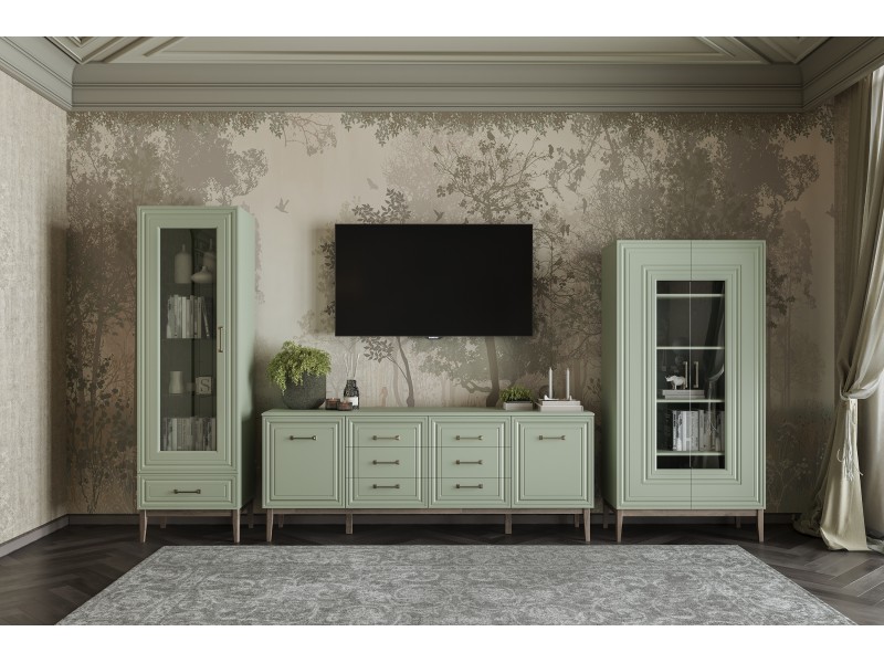 ГОРИЦИЯ (зеленый самшит) гостиная БРАВОмебель