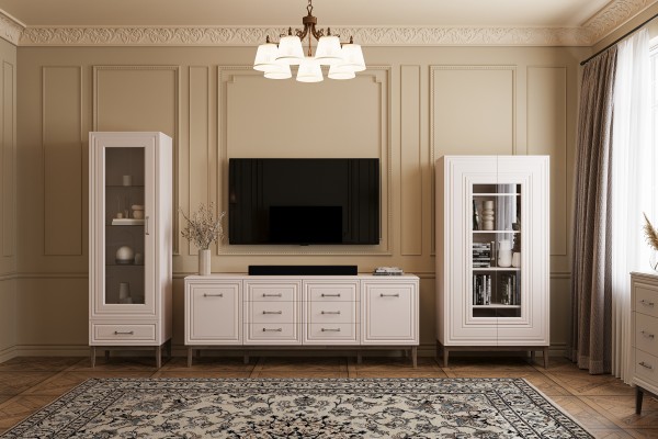 Модульная гостиная ГОРИЦИЯ (льняной) БРАВОмебель