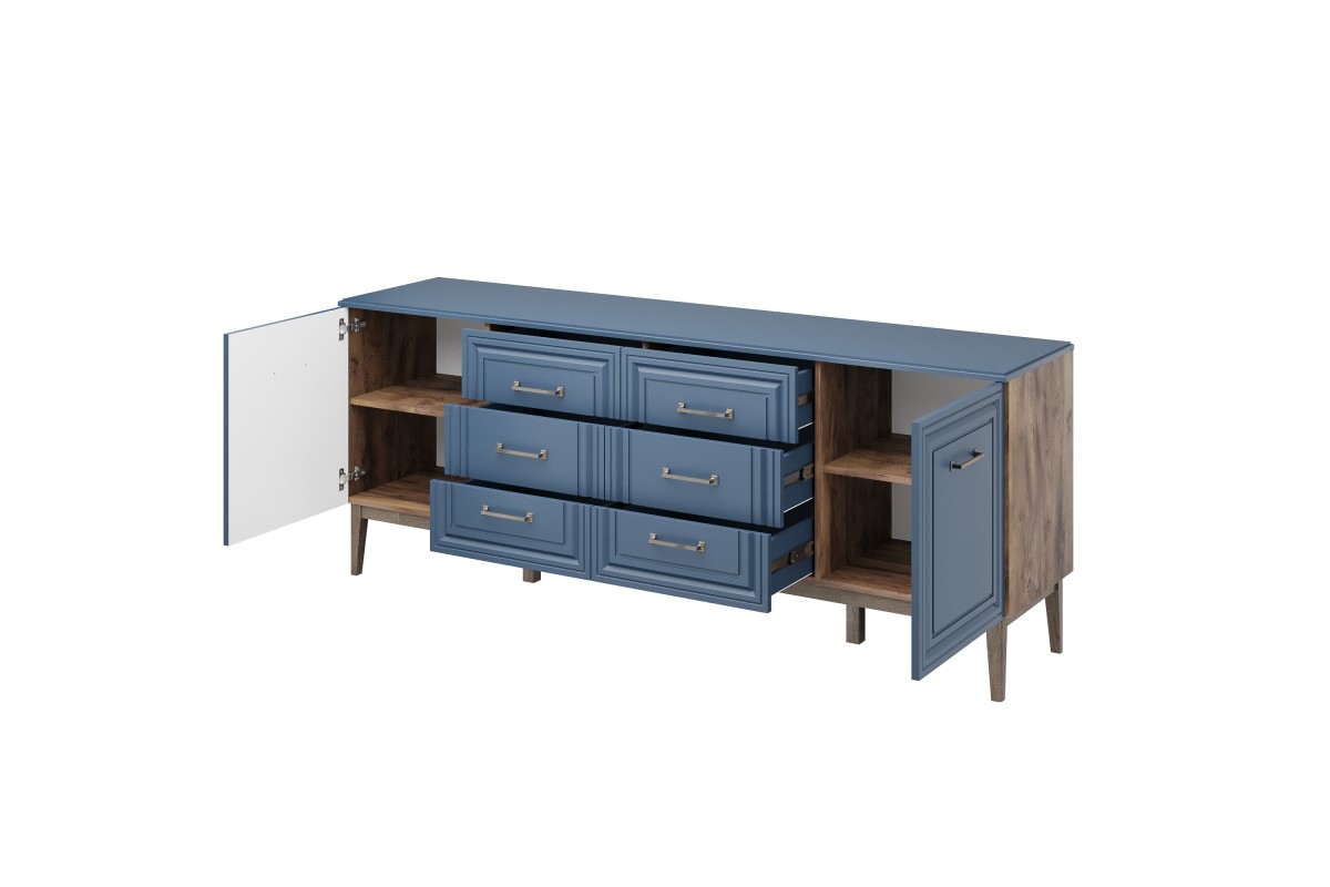 Модульная гостиная ГОРИЦИЯ (сапфир) БРАВОмебель