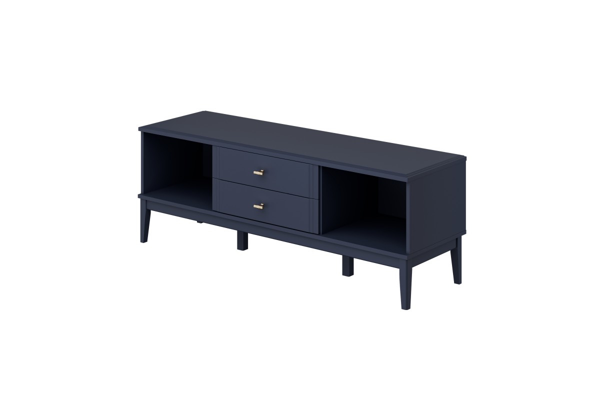 ДЖАЛИ (Тёмный Лазурный)  - Тумба ТВ БРАВОмебель