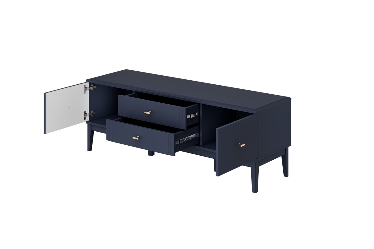 Модульная гостиная ДЖАЛИ (темный лазурный) БРАВОмебель