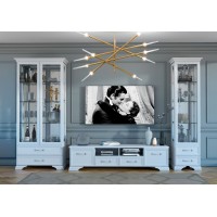 Модульная стенка для гостиной «Грация» белая БРАВОмебель