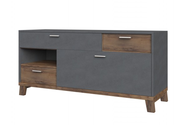 МОНТАНА Тумба под ТВ Таксус/Металл Бруклин