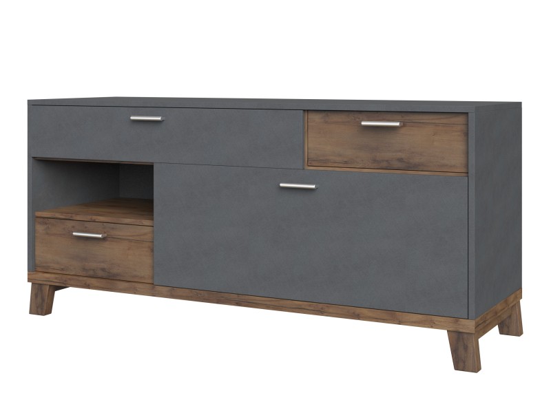 МОНТАНА Тумба под ТВ Таксус/Металл Бруклин