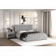 Цвет кровати: Светло-серый