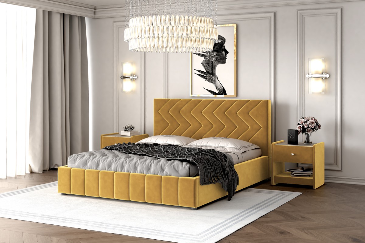 Кровать Нельсон (ЗигЗаг) БРАВОмебель