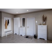 Грация прихожая (Белый) БРАВОмебель 