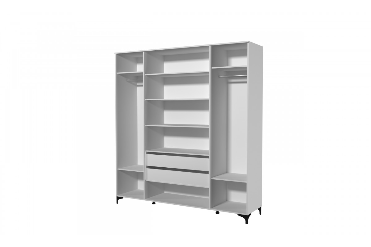 Модульная спальня «Брента» белый лак БРАВОмебель