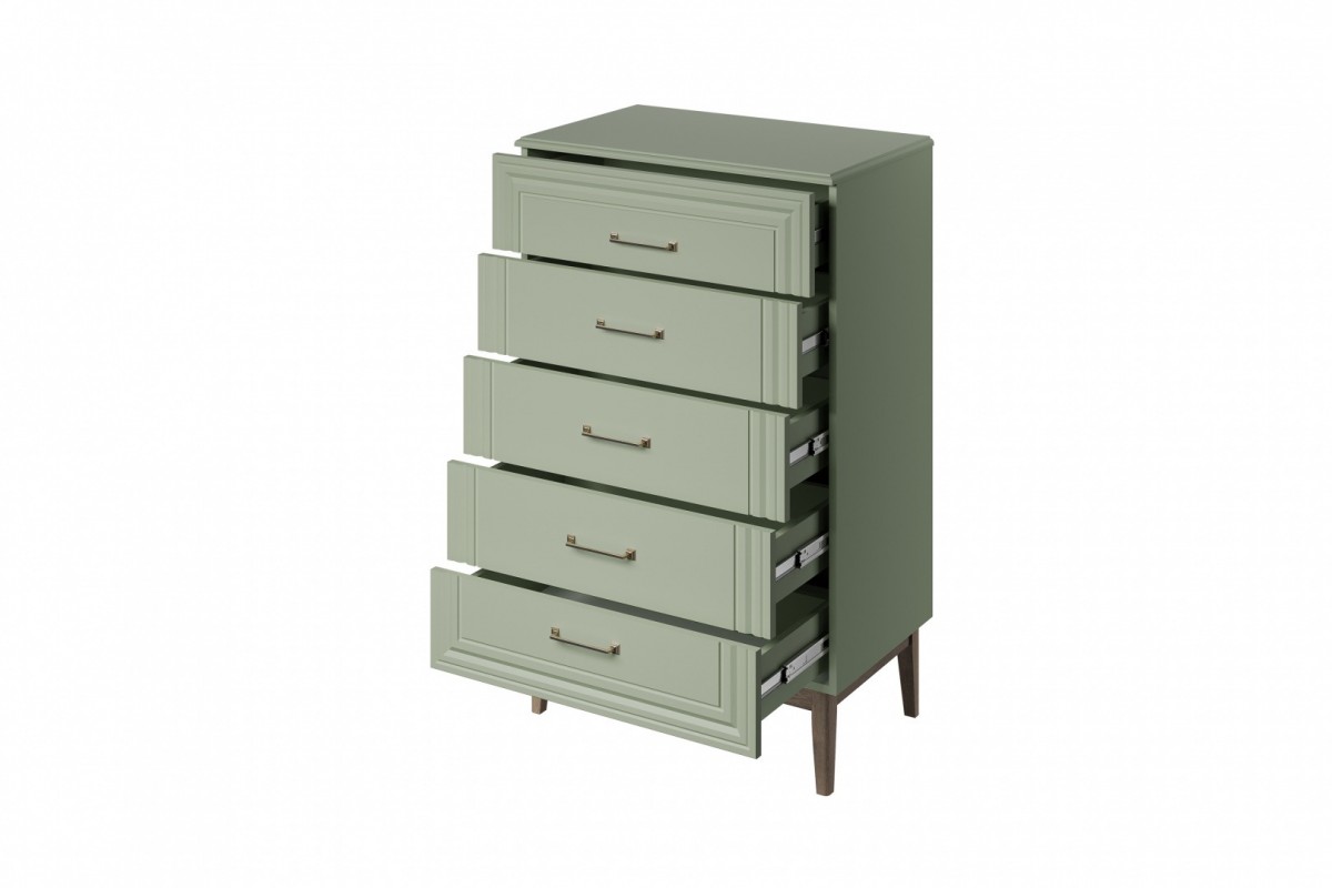Гориция (Зеленый самшит) - Комод 5 ящиков