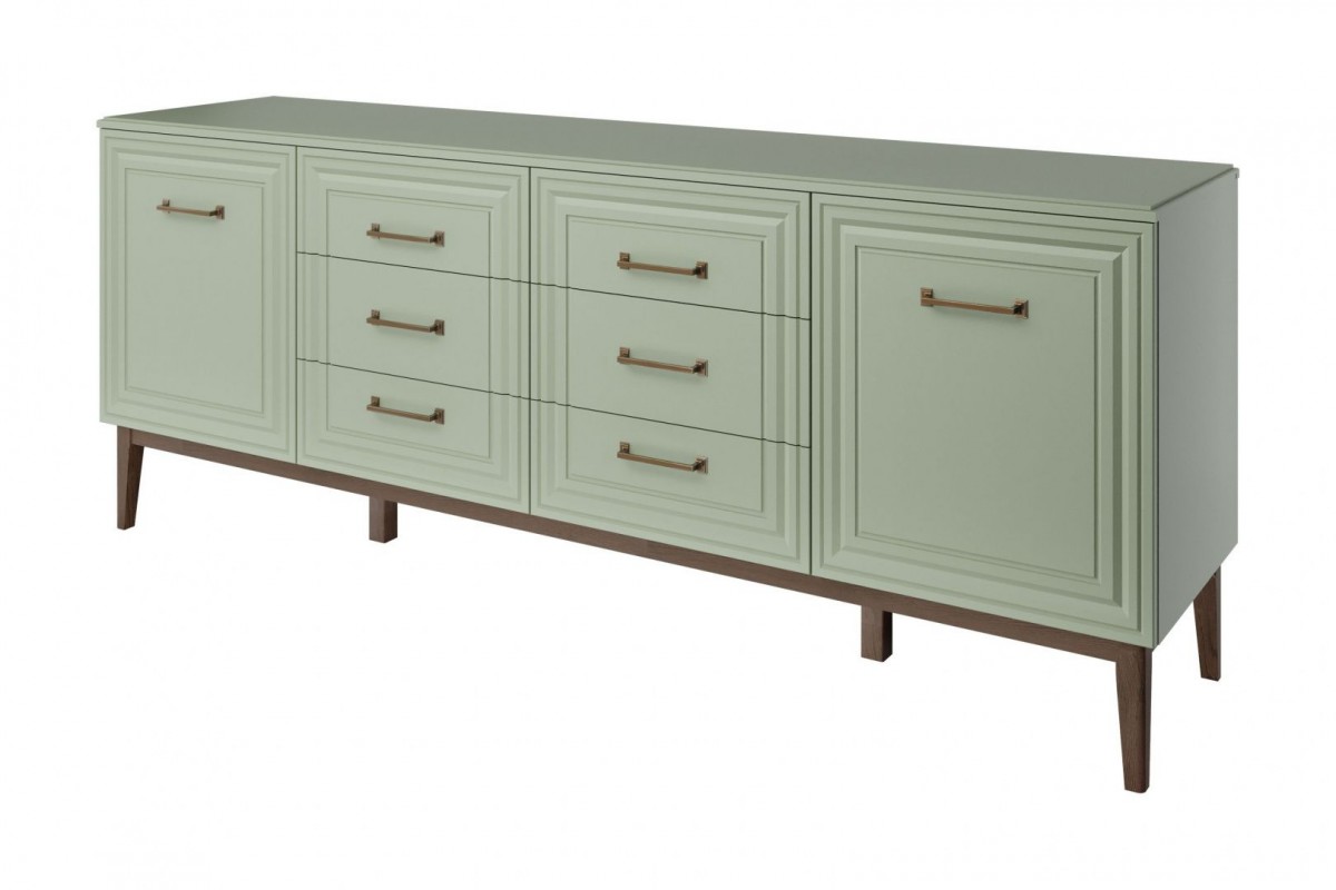 Модульная гостиная ГОРИЦИЯ (зеленый самшит) БРАВОмебель