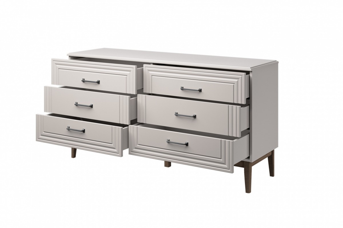 Гориция (Льняной) комод 6 ящиков