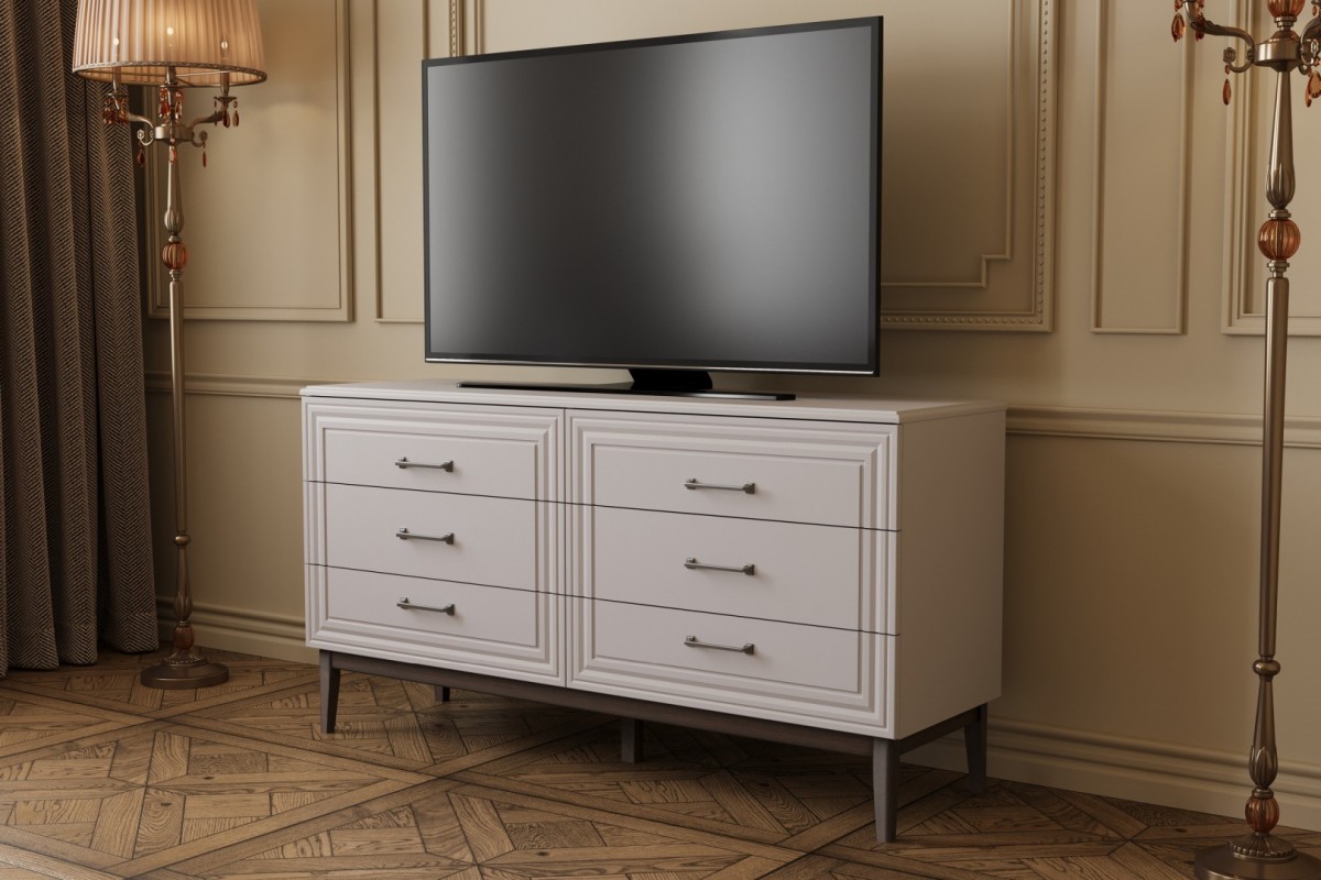 Гориция (Льняной) комод 6 ящиков