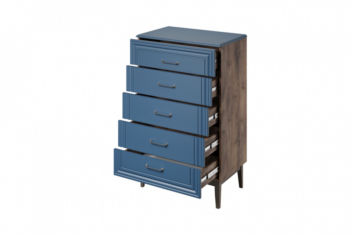 Гориция (Сапфировый) - Комод 5 ящиков