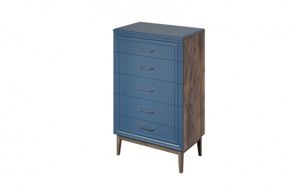 Гориция (Сапфировый) - Комод 5 ящиков