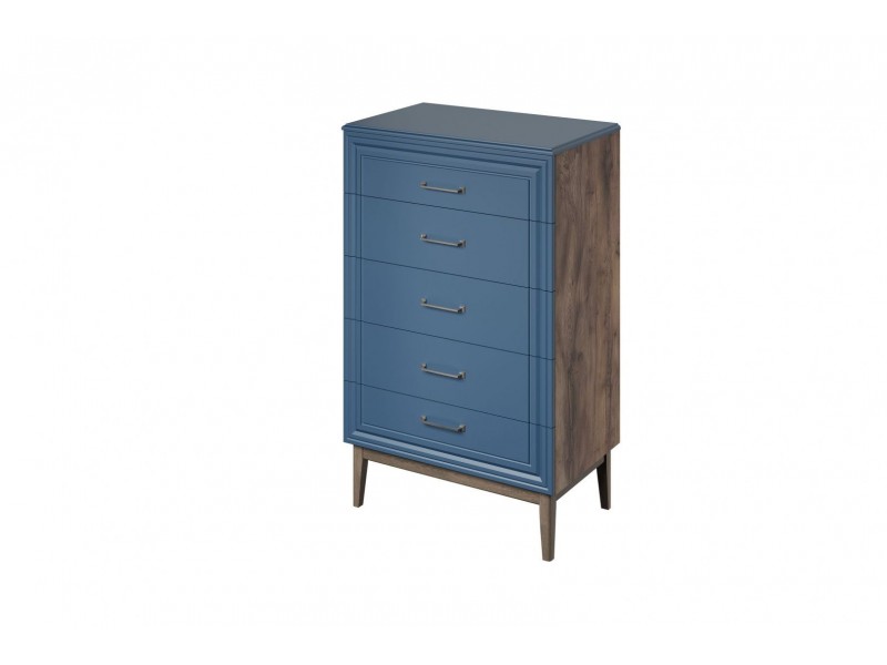 Гориция (Сапфировый) - Комод 5 ящиков