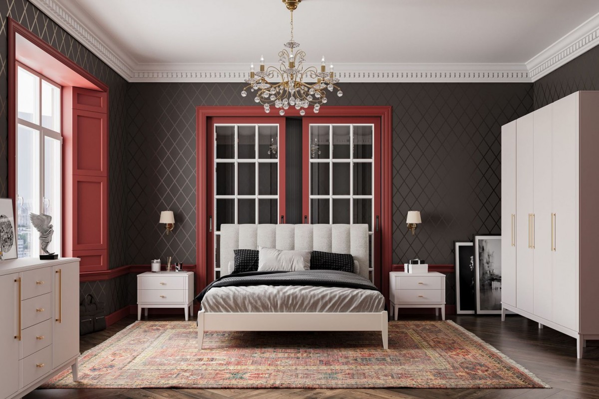 Джали (льняной) - Тумба прикроватная