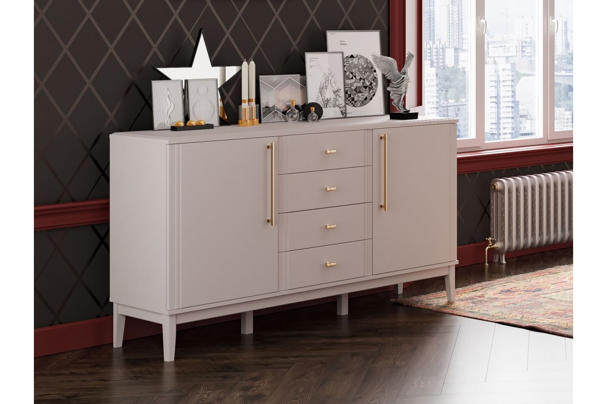 Джали (льняной) - Комод 4 ящика