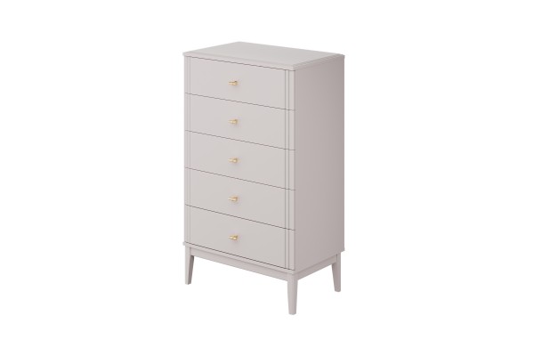 ДЖАЛИ (льняной) - Комод 5 ящиков БРАВОмебель