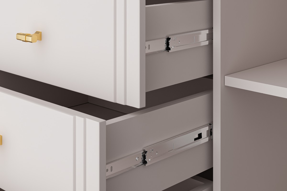 ДЖАЛИ (льняной) - Комод 6 ящиков БРАВОмебель