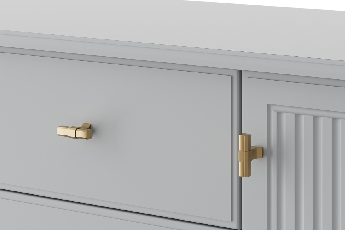 Модульная спальня Никеа (антрацит) от БРАВОмебель