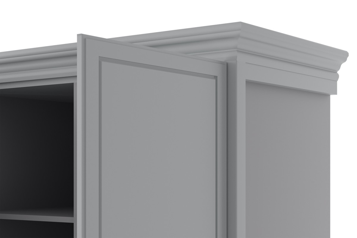 Модульная спальня Никеа (антрацит) от БРАВОмебель