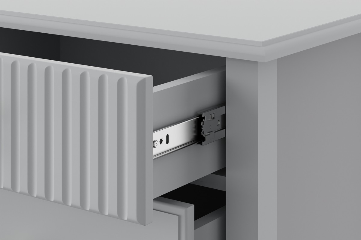 Модульная спальня Никеа (антрацит) от БРАВОмебель