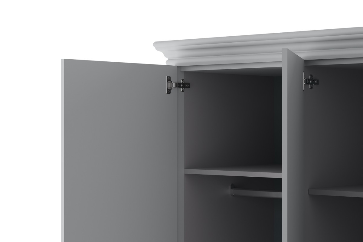 Модульная спальня Никеа (антрацит) от БРАВОмебель