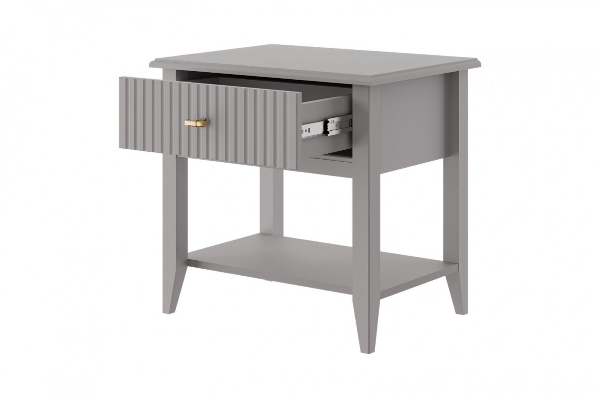 Никеа (антрацит) - Тумба прикроватная