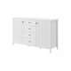 Никеа (белый) - Комод 4 ящика 2 двери