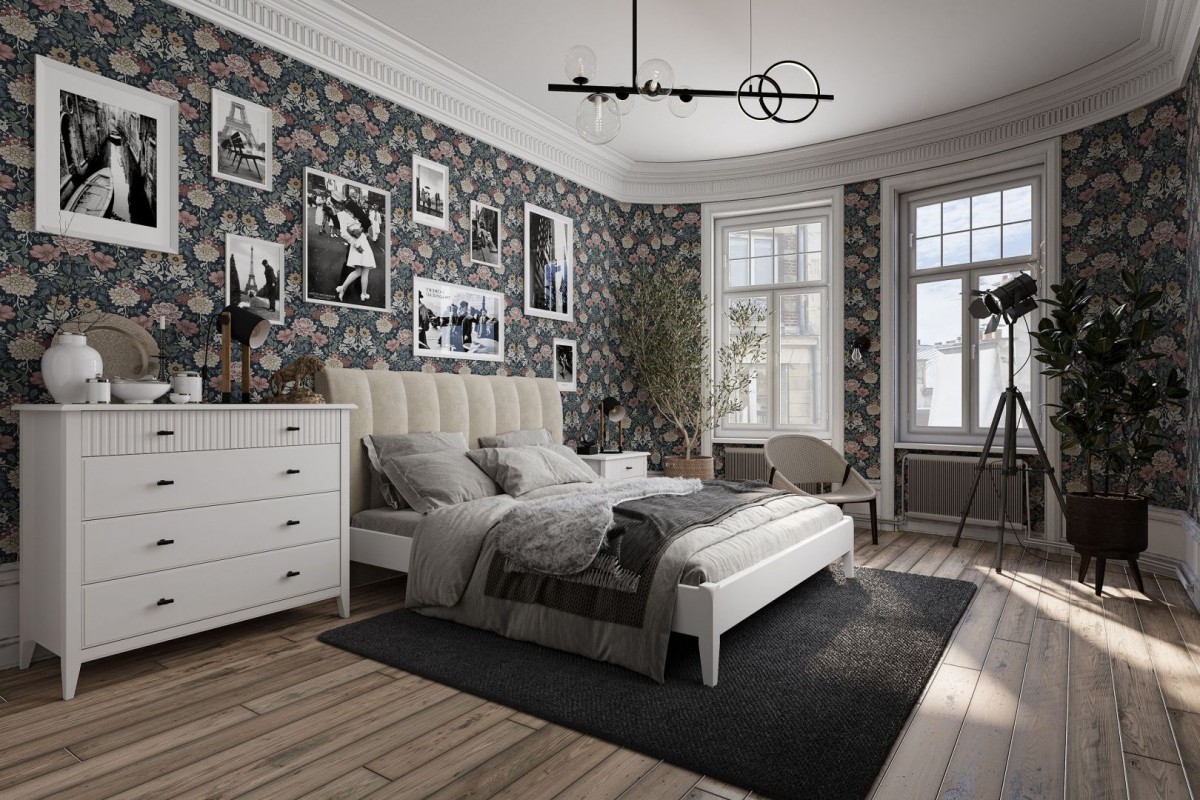 Никеа (белый) - Комод 5 ящиков