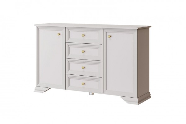 Орландо (Персидский жемчуг) - Комод 4 ящика 2 двери БРАВОмебель 