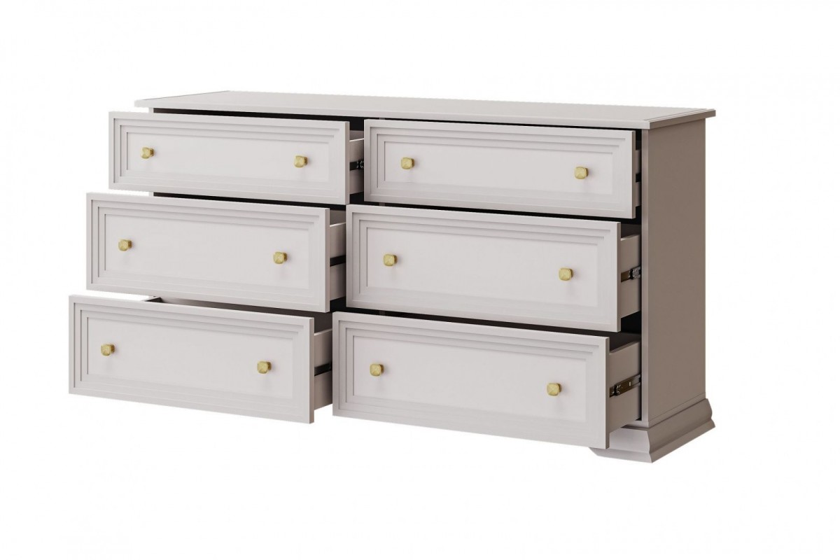 Орландо (Персидский жемчуг) - Комод 6 ящиков БРАВОмебель 