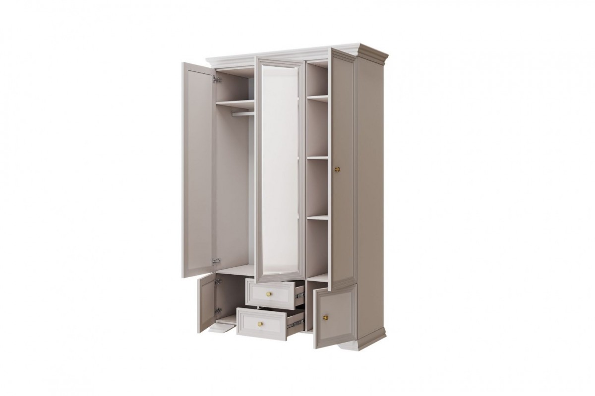 Орландо (Персидский жемчуг) - Шкаф распашной ШР-3 с 1 зеркалом БРАВОмебель 