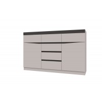 Тиана NEW (Персидский жемчуг) - Комод 6 ящиков 2 двери БРАВОмебель 