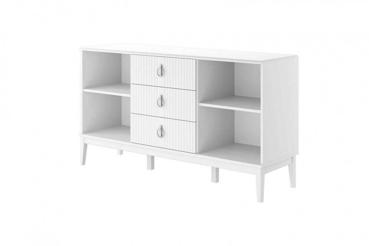 Фарго (Белый лак) - Комод 2 двери, 3 ящика