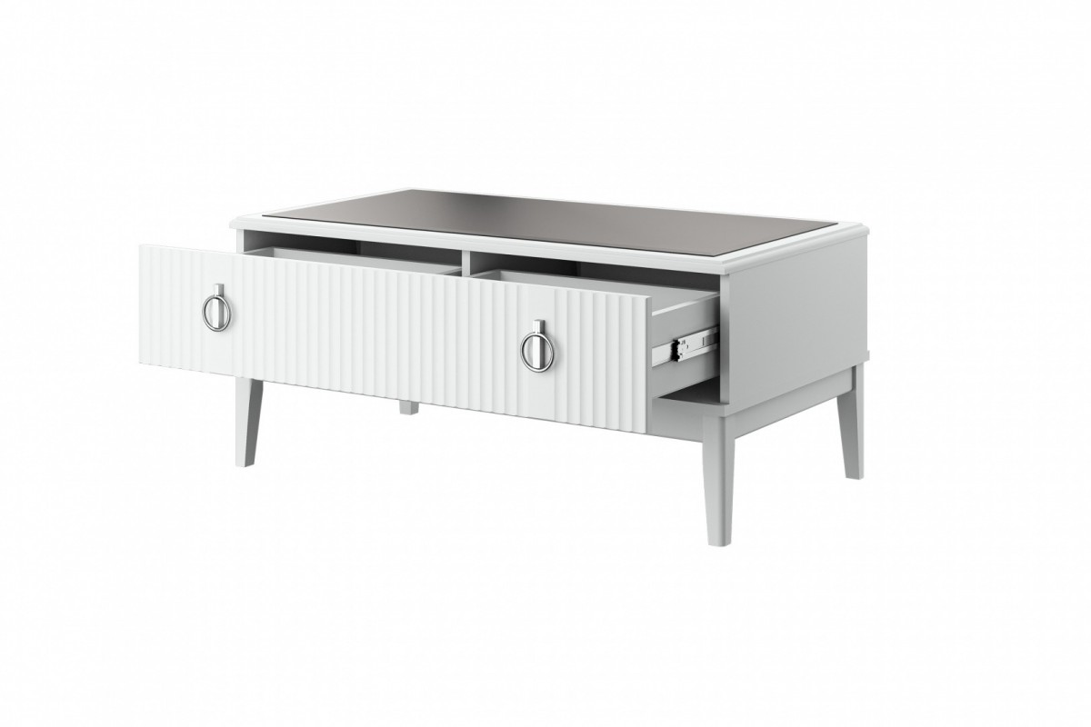 Фарго (Белый лак) - Стол журнальный