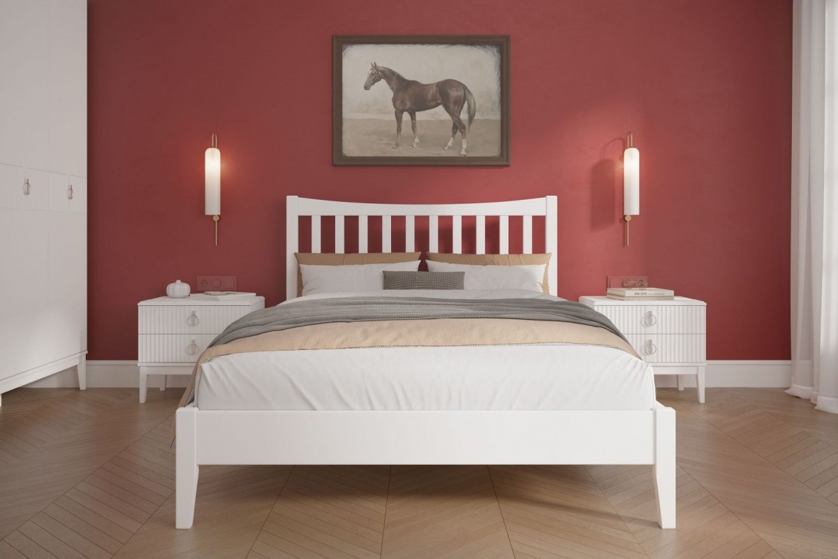 Фарго (Белый лак) - Тумба прикроватная