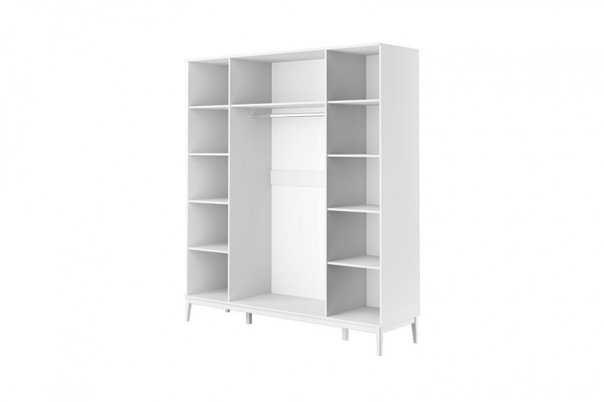 Фарго (Белый лак) - Шкаф распашной ШР-4