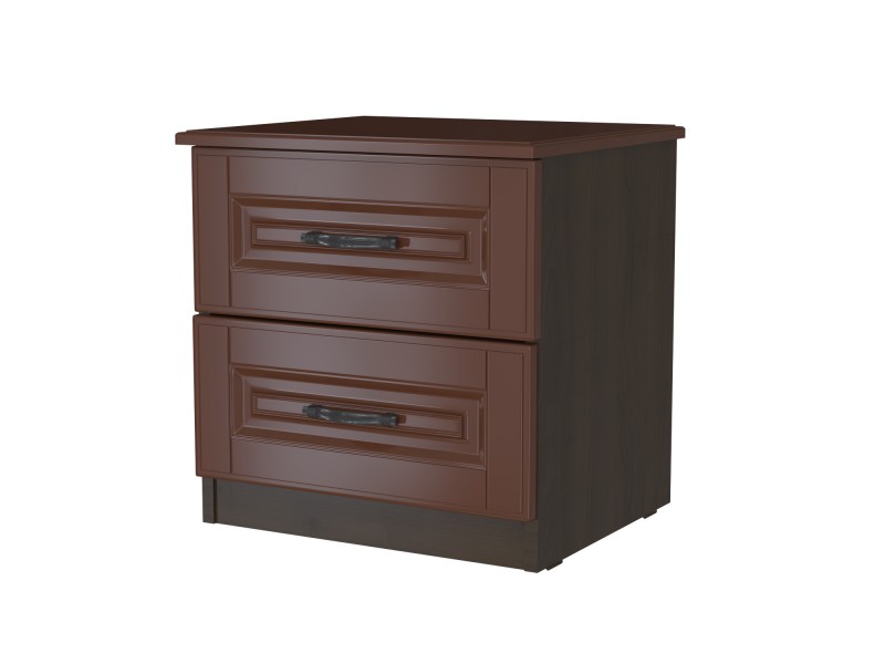 Тумба прикроватная «Кантри» (цвет орех, 2 ящика)