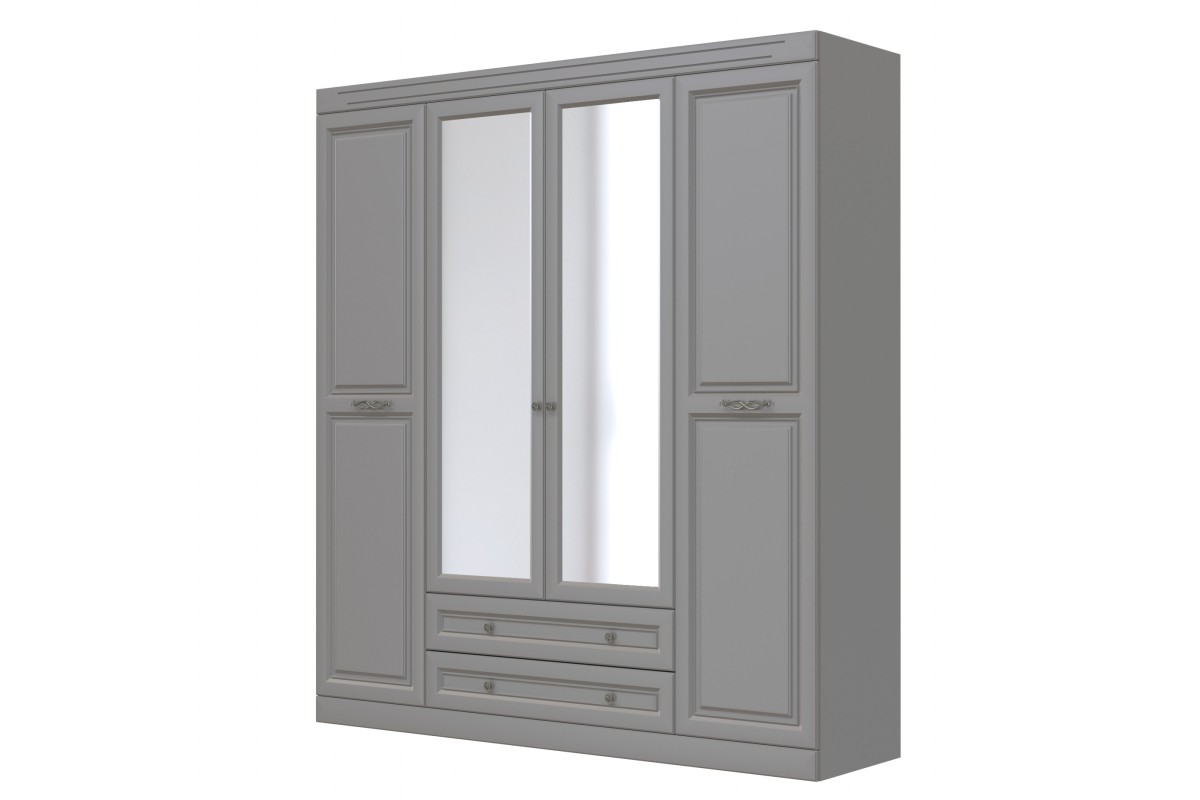 Модульная спальня «Олимп» БРАВОмебель антрацит