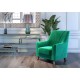 Кресло Далас-1 БРАВОмебель изумрудное