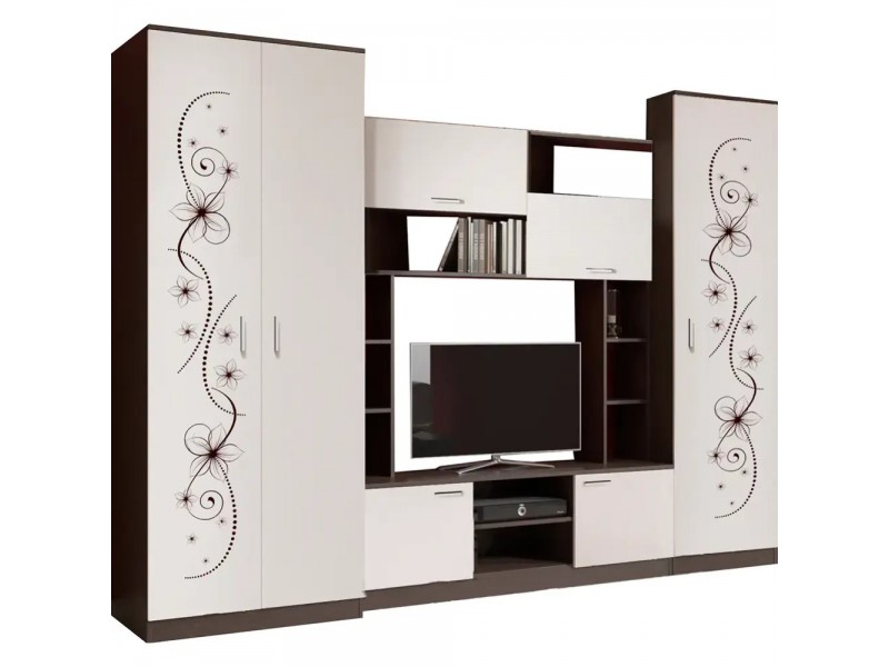Модульная стенка для гостиной Флоренция Мебельград