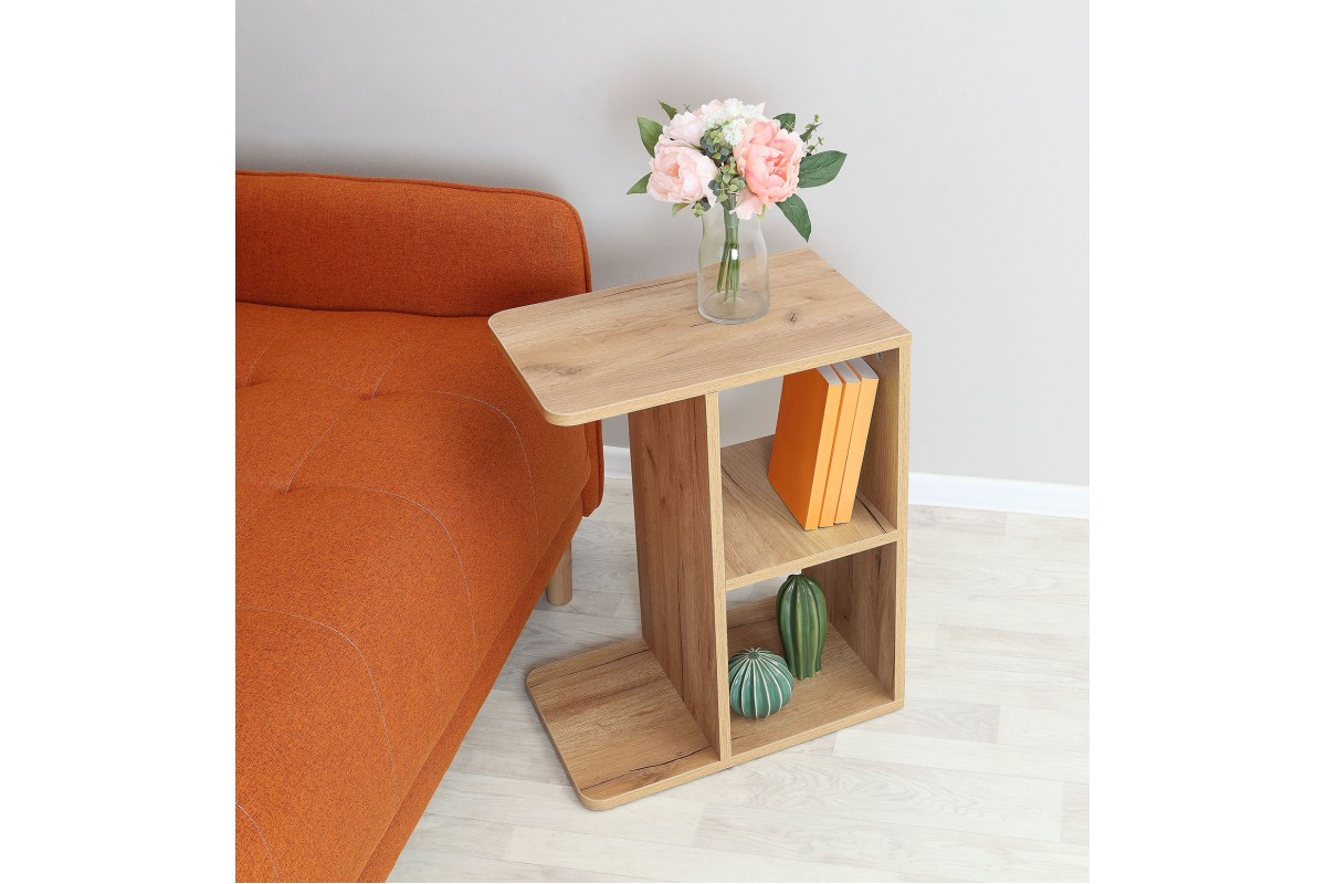 Скандик-3 тумба приставная дуб крафт золотой