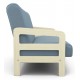 цвет ткани: микровелюр Catania Dusty Blue