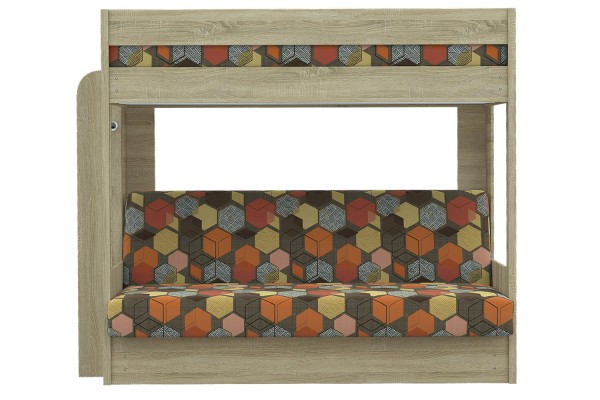 Двухъярусная кровать с диваном GEOMETRY Элегия