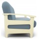 цвет ткани: микровелюр Catania Dusty Blue
