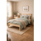 Кровать "Эко-Массив" с высокими ножками и реечным настилом - распродажа