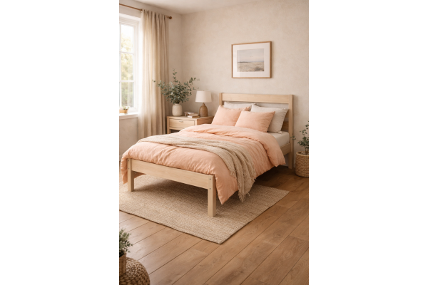 Кровать "Эко-Массив" с реечным настилом - распродажа