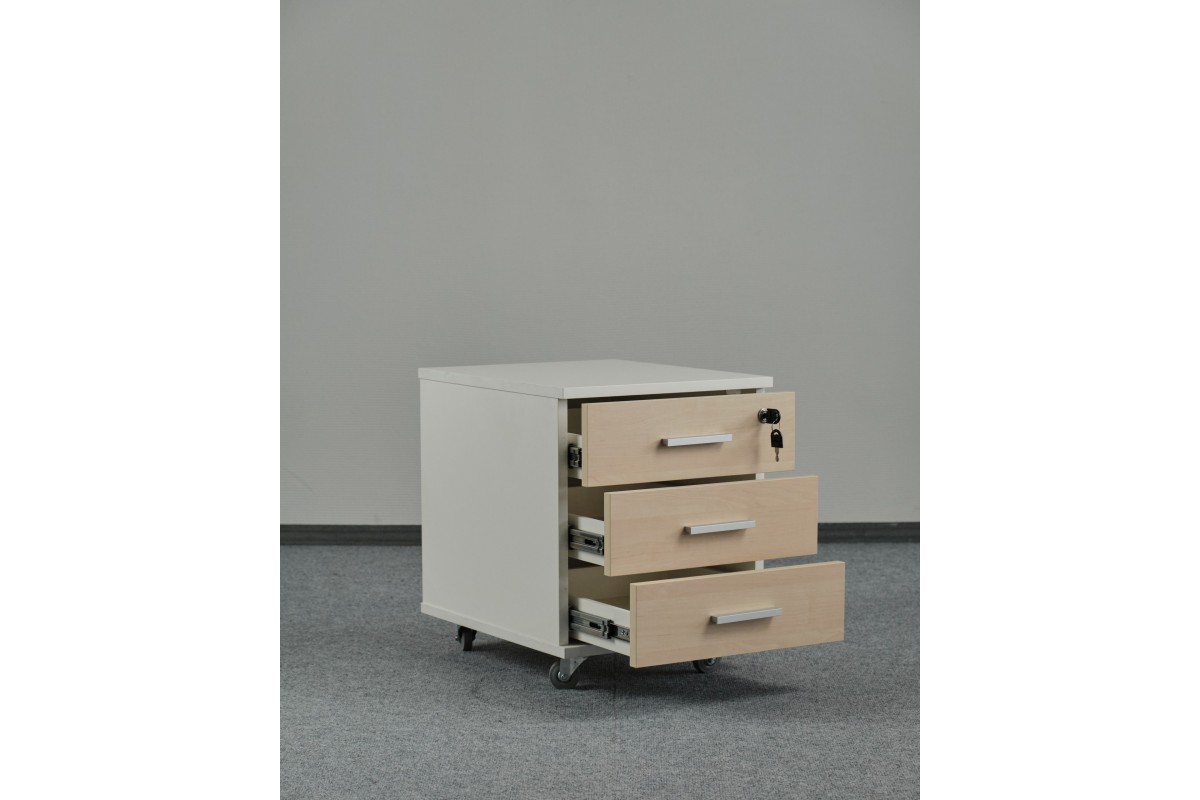 Тумба офисная подкатная  с замком б/у