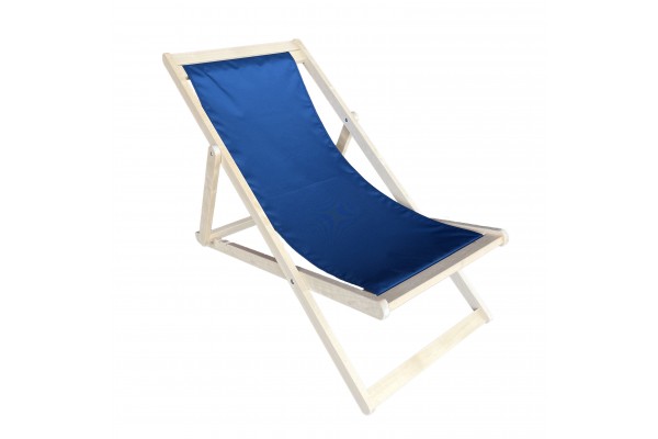 Шезлонг Элегия из массива березы с тканевым настилом